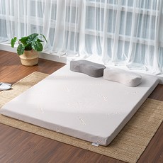 그랜레스트 발칸 메모리폼 코퍼 토퍼, 화이트, 10cm