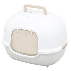 IRIS OHYAMA 愛麗思歐雅瑪 WNT除臭貓便盆, 白色, 1個