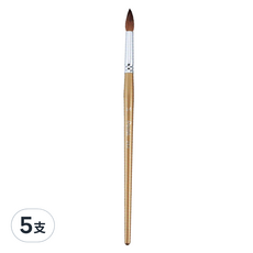 Pentel 飛龍文具 水彩筆 圓頭, 6號, 5支