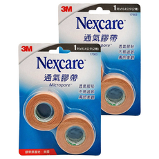 3M Nexcare 膚色大通氣膠帶 1吋, 2捲, 2盒