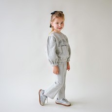 WALTONKIDS 兒童雙愛心刷毛上下裝套組