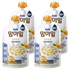 Mammameal 安心餐桌孩童副食品調理包 15個月以上適用, 糯米雞湯軟飯, 140g, 4包