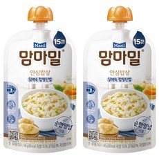 Mammameal 孩童副食品粥 15個月以上適用, 清燉雞糯米口味, 140g, 2包