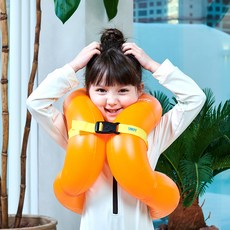 스네프 아동용 넥튜브 조끼, 오렌지, 1개