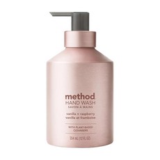 method 美則 金緻洗手乳 玫瑰金 香草覆盆子, 354ml, 1瓶