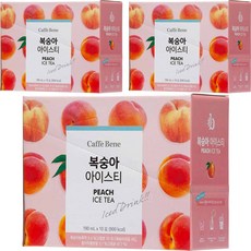 CAFFE BENE 咖啡伴 蜜桃冰茶飲, 190ml, 30個