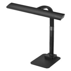 CHIMEI 奇美家電 座夾兩用LED檯燈 LT-DC120D, 防眩遮光板, 好調整軟管燈臂, 黑色
