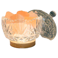 JAYTER 杰特 高級感水晶療癒擴香石小夜燈, 白色 + 粉晶