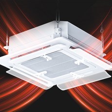 탐사 천장형 히터 무풍 바람막이, 4개