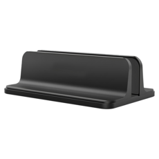 小麥購物 鋁合金筆電立架 單槽 L713, 黑色, 1層