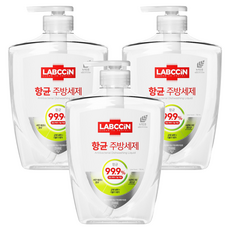 랩신 주방세제 라임향, 3개, 750ml