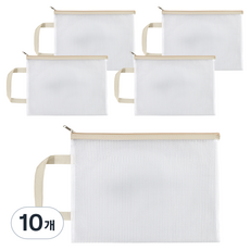 Miso Roun 手提文件收納袋 33 x 24 cm, 10個, 卡其色