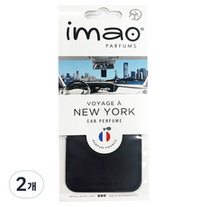 이마오 카드형 차량용 방향제 블랙, 2개, 4. NEW YORK