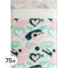 Maket Gamseong 設計款安全快遞袋 蜜桃愛心, 75個