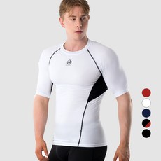 ARMEDES 男士高級網眼短袖 Techfit 內搭上衣 R-132