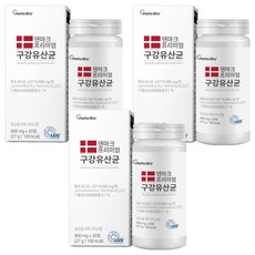헬로바이오 덴마크 프리미엄 구강유산균 27g, 30정, 3개
