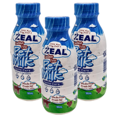 ZEAL 真致 紐西蘭保健鮮乳 犬用, 無乳糖寵物牛奶, 380ml, 3罐