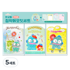 핑크망고 산리오 접착 메모잇 세트, 한교동, 5세트