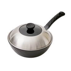 LocknLock 樂扣樂扣 Salon De Objet優質鑄造IH感應爐適用炒鍋+鍋蓋, 1組, 28cm