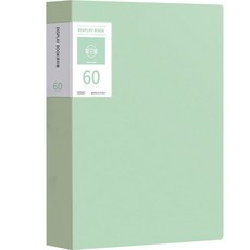 文件整理 A4透明文件夾 60p, 綠色, 1個