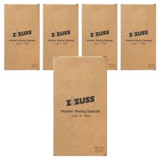 ZiZUSS 美體蠟用木質抹棒 S號 100支組, 5個