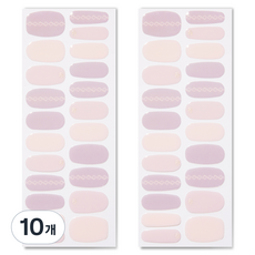 벨랑시 리얼 젤 네일 스트립 프리미엄 네일스티커 22p, 누디핑크니트, 10개