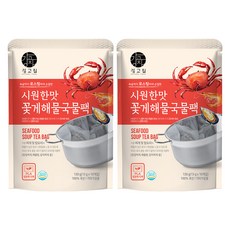 강고집 꽃게 해물 국물팩 10p, 130g, 2개