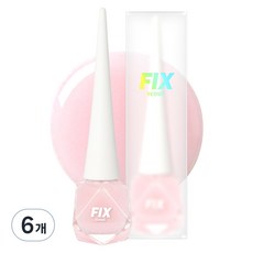 픽스서울 케라 베이스코트, 핑크, 8ml, 6개