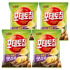 NONGSHIM 農心 Potato Chips 洋芋片 原味, 110g, 4包