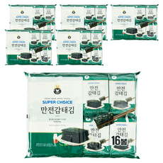 만전김 슈퍼초이스 감태김 16p, 64g, 6개