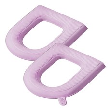 Marktul 衛浴圓形馬桶蓋, 粉色, 2個