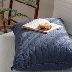 더자리 데일리 순면 피그먼트 워싱 베개커버
