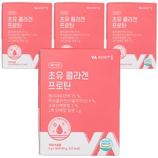 비타민마을 초유 콜라겐 프로틴 30p, 60g, 4개