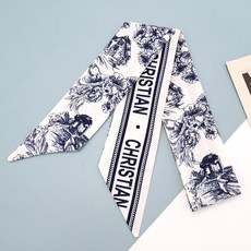 피어니스트 플라워패턴 쁘띠 스카프