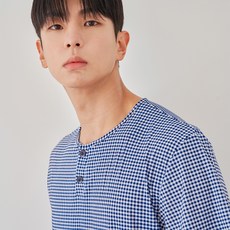 DOSSY 男性涼感短袖圓領睡衣套裝 D3956