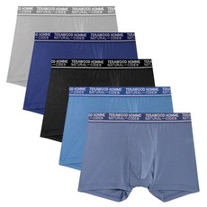 TERAWOOD 男款涼感平口內褲 5件組