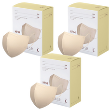 맘편히마스크 새부리형 마스크 성인용 KF94, 25개입, 3개