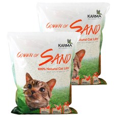 카르마 퀸오브샌드 고양이 모래, 3kg, 2개, 오리지널