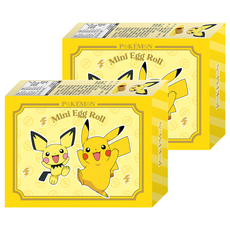 PoKeMoN 寶可夢 mini 蛋捲 皮卡丘&皮丘 SC-091, 30g, 2個