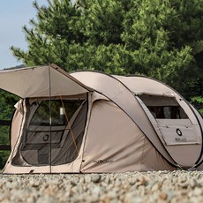 로티캠프 모비딕 팝업 원터치 텐트, 탄, 5~6인용