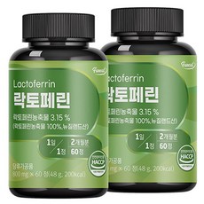 퍼니트 리얼 락토페린 48g, 60정, 2개