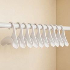 굿무드 가방 모자 스카프 정리 다용도 걸이, 화이트, 10개