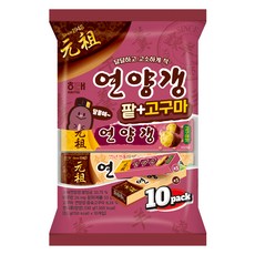 HAITAI 海太 煉羊羹 紅豆+地瓜 10入, 530g, 1個