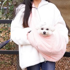 改過遷善 寵物冬季用 Kaso 斜背包, 嬰兒粉, 1個