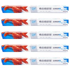 加倍鮮 食品級 鋁箔紙 食品包裝用, 45cm x 25m, 5盒