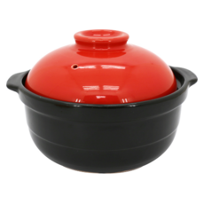 松村窯 色釉砂鍋-10吋, 大容量4500ml, 陶土材質, 29.4cm, 1個