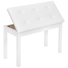 Duro 2 座木製鋼琴椅 DPB100S, 白色