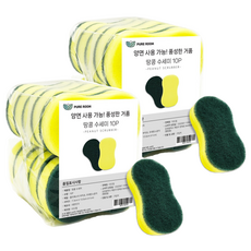 Pure Room 花生造型無痕多功能海綿廚房菜瓜布, 2個, 10入