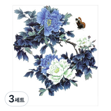 Partybok.com 大號紋身貼紙 MQA27, 混色, 3組