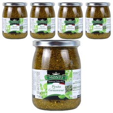 MONTI 바질 페스토 소스, 500g, 5개